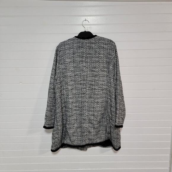 Talbots Black and White Tweed Jacket - Picture 4 of 10